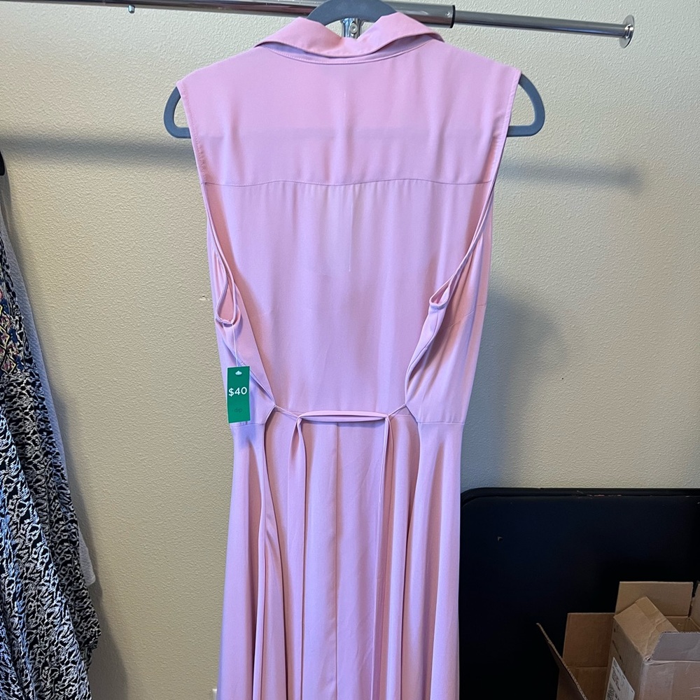 Brand Dip Pink Linen Dress XL